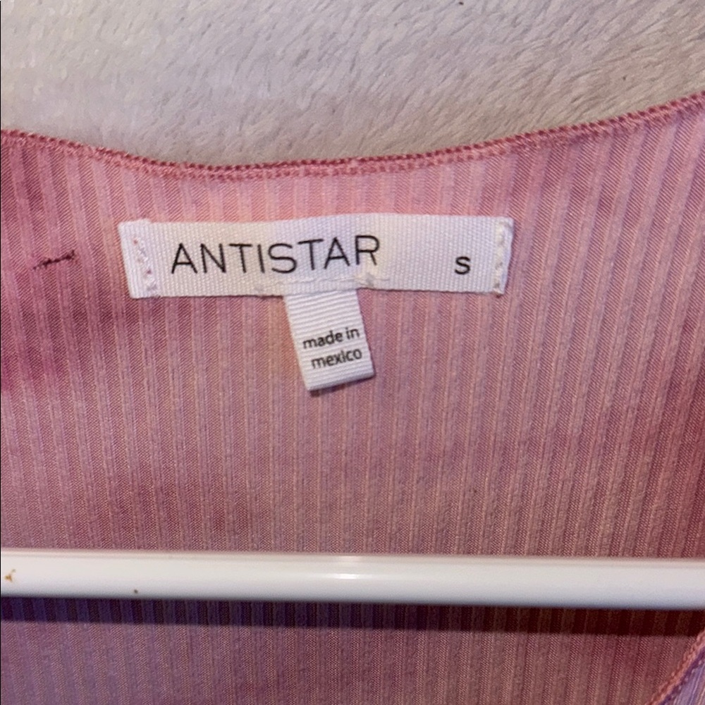 Pink Ruched Women's Top - Picture 2 of 3